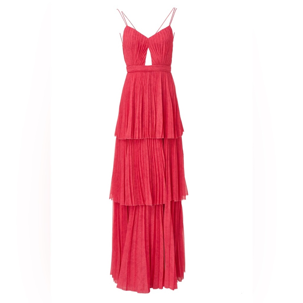 RARE FIND: AMUR Dominique Dress in red/pink